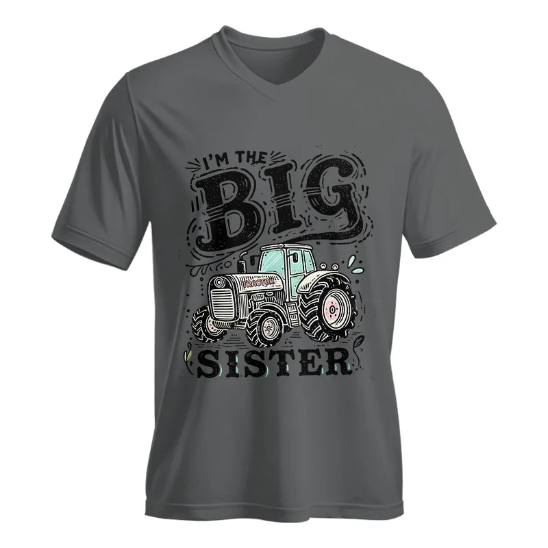 I'm The Big Sister - Unisex Jersey Short Sleeve V-Neck Tee