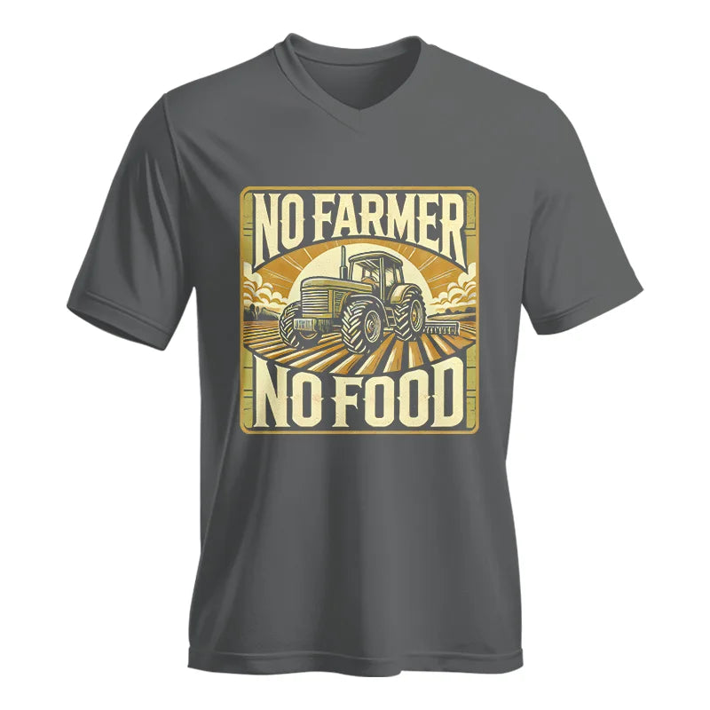 Image of No Farmer No Food 1 - Unisex Jersey Short Sleeve V-Neck Tee