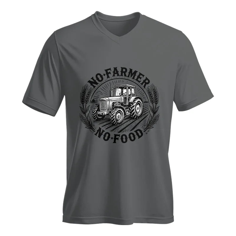 No Farmer No Food 2 - Unisex Jersey Short Sleeve V-Neck Tee