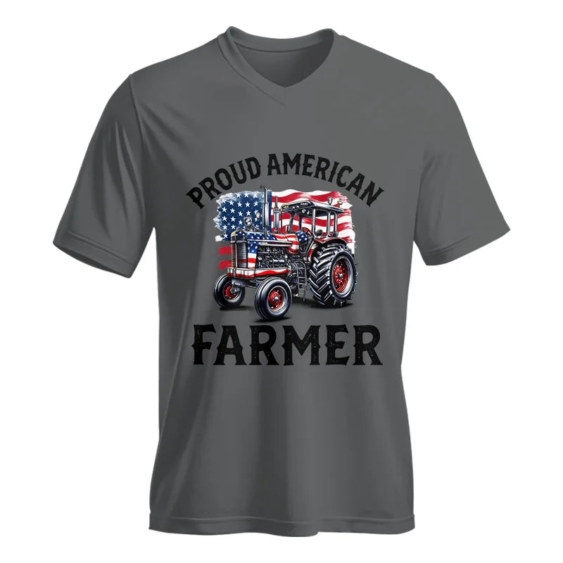 Patriot Tractor - Unisex Jersey Short Sleeve V-Neck Tee