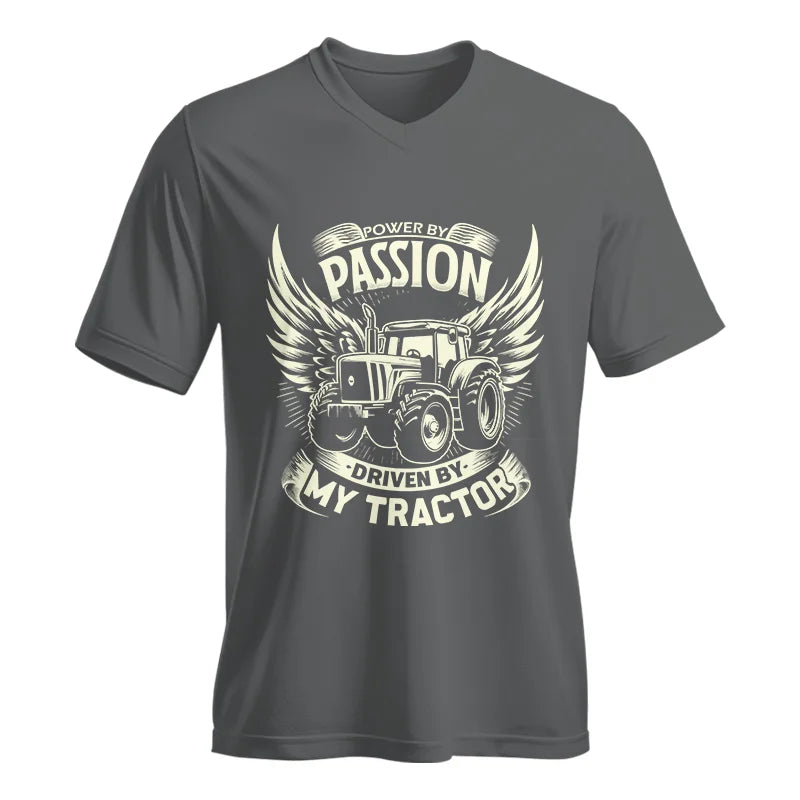 Powered By Passion - Unisex Jersey Short Sleeve V-Neck Tee