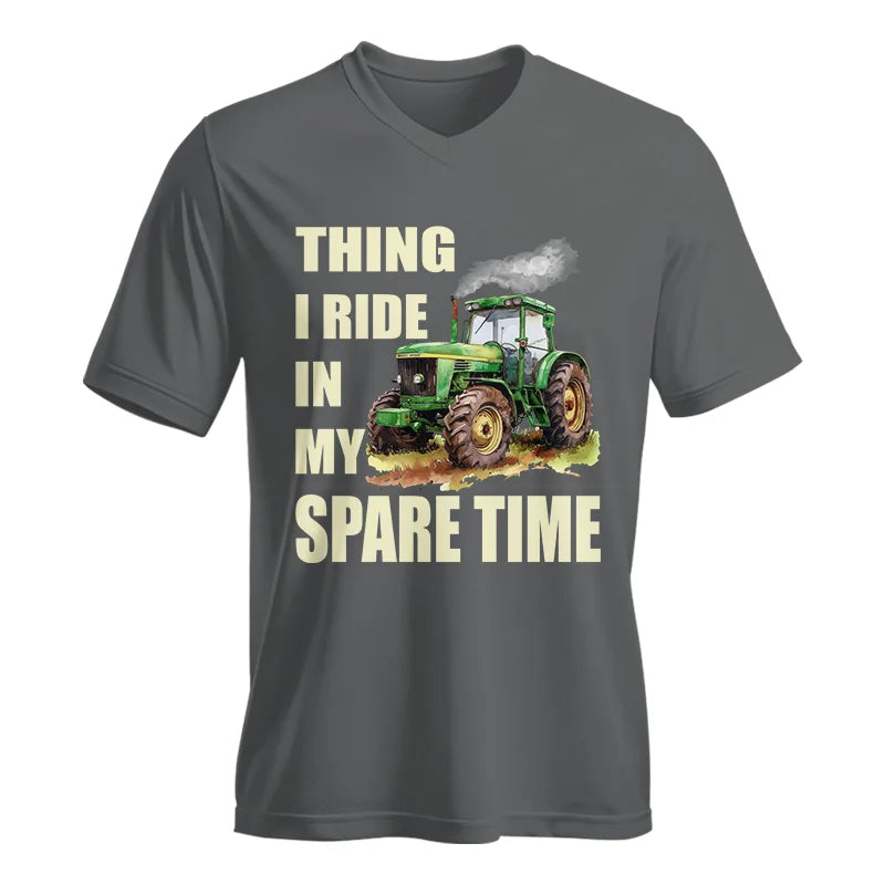 Image of Things I Ride In My Spare Time 1 - Unisex Jersey Short Sleeve V-Neck Tee