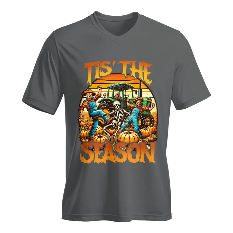 Tis The Pumpkin Season 1 - Unisex Jersey Short Sleeve V-Neck Tee