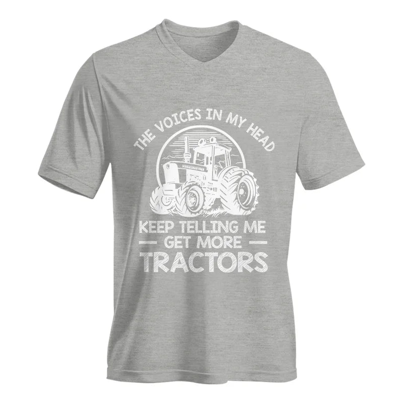 Get More Tractor 1 - Unisex Jersey Short Sleeve V-Neck Tee