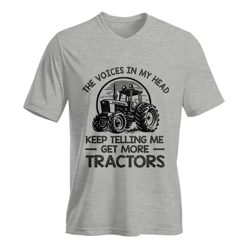 Get More Tractor 2 - Unisex Jersey Short Sleeve V-Neck Tee