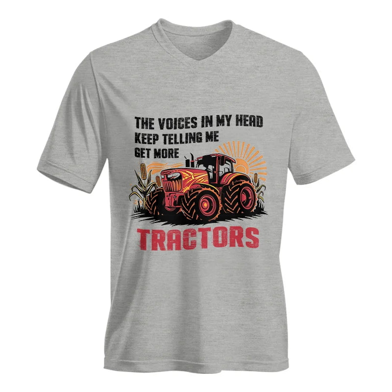 Get More Tractors 10 - Unisex Jersey Short Sleeve V-Neck Tee