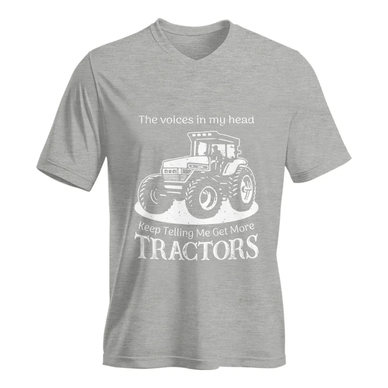 Get more tractors 17 - Unisex Jersey Short Sleeve V-Neck Tee