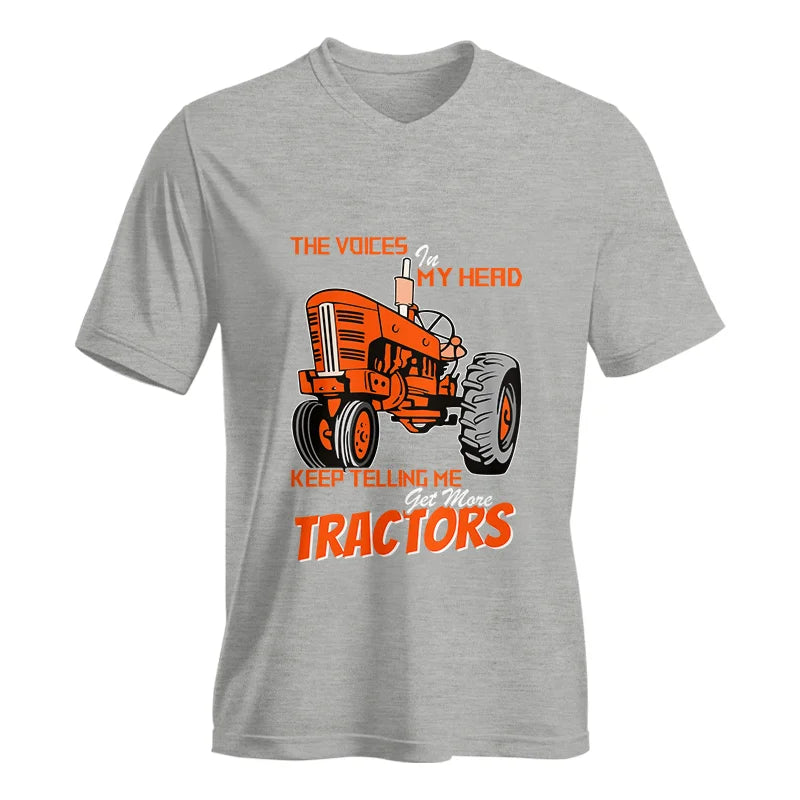 Get More Tractors 3 - Unisex Jersey Short Sleeve V-Neck Tee