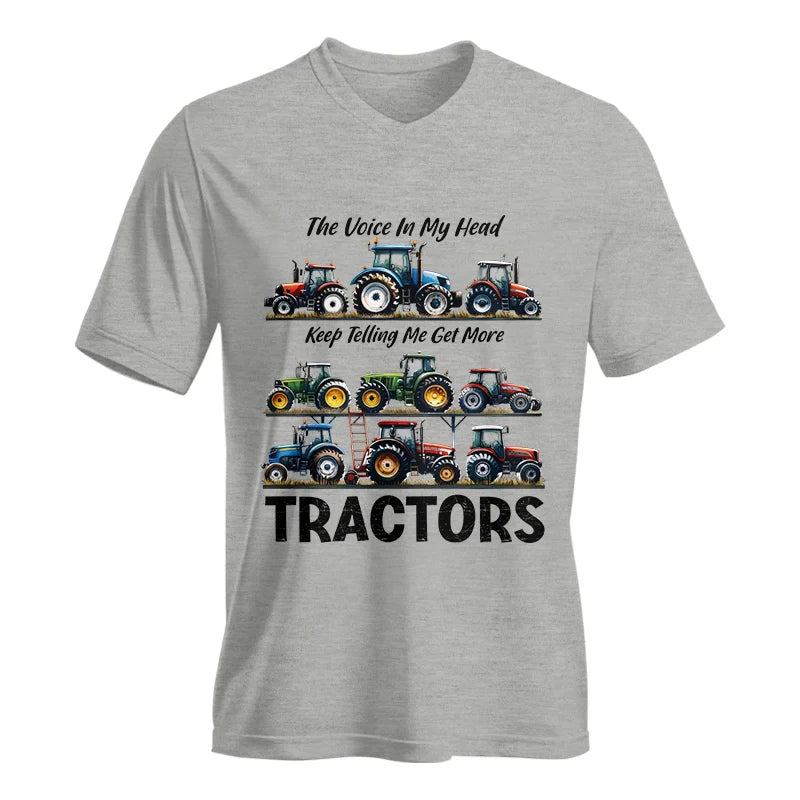 Image of Get More Tractors 4 - Unisex Jersey Short Sleeve V-Neck Tee