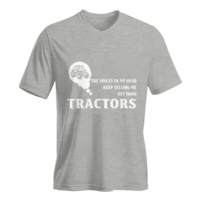 Image of Get More Tractors 5 - Unisex Jersey Short Sleeve V-Neck Tee