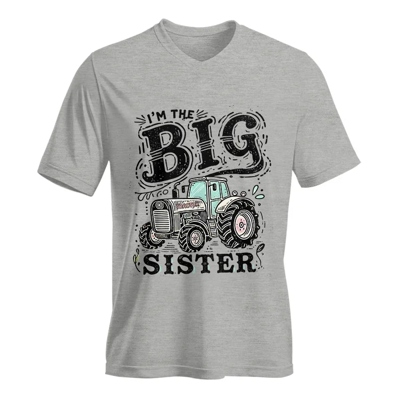 I'm The Big Sister - Unisex Jersey Short Sleeve V-Neck Tee