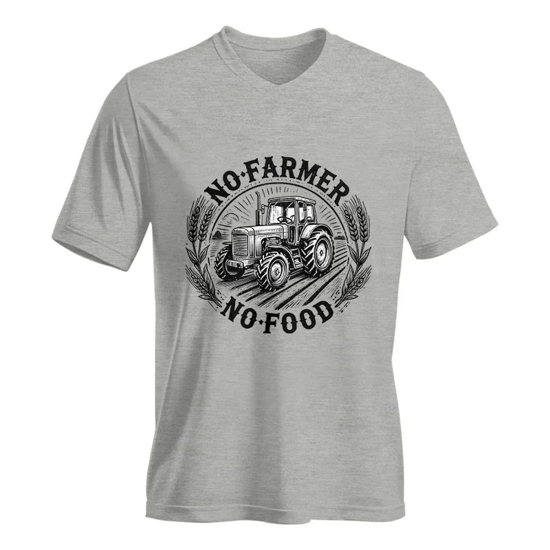 Image of No Farmer No Food 2 - Unisex Jersey Short Sleeve V-Neck Tee