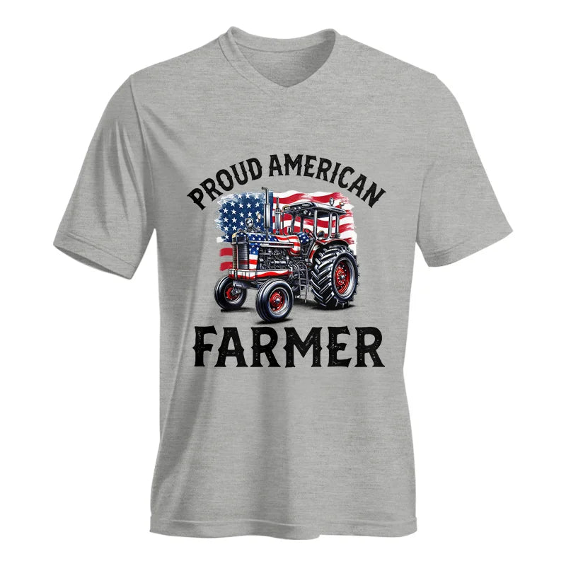 Patriot Tractor - Unisex Jersey Short Sleeve V-Neck Tee