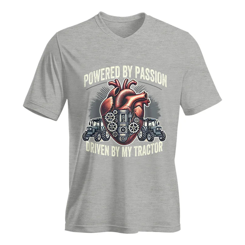 Powered By Passion 2 - Unisex Jersey Short Sleeve V-Neck Tee