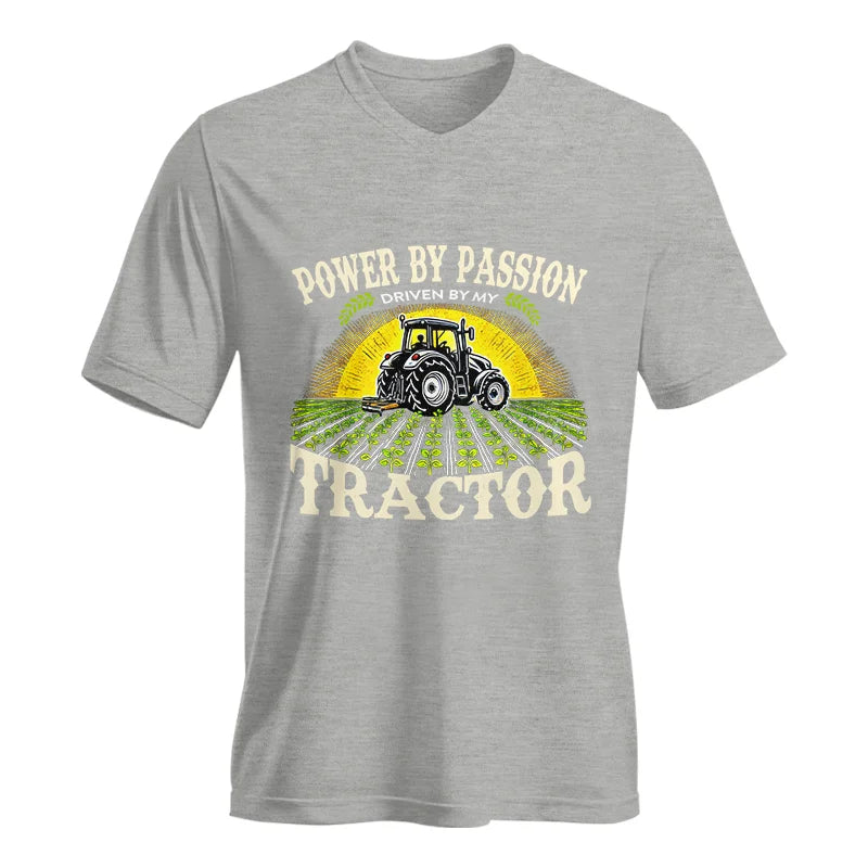 Powered By Passion 3 - Unisex Jersey Short Sleeve V-Neck Tee