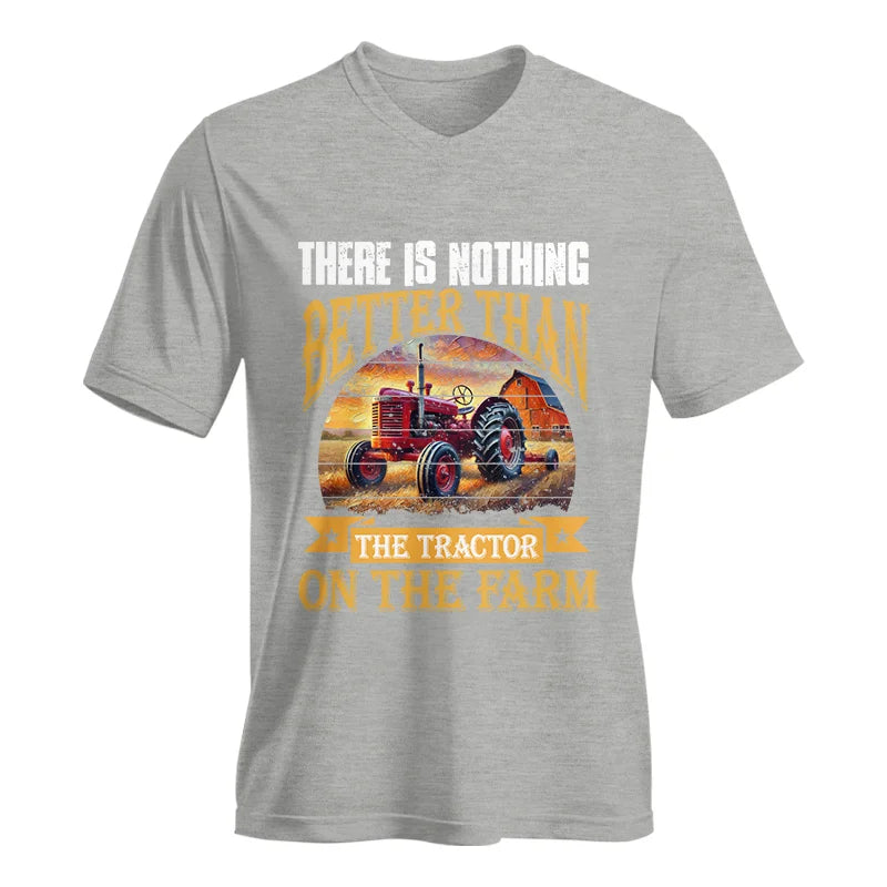 There Is Nothing Better Than Tractor On The Farm 2 - Unisex Jersey Short Sleeve V-Neck Tee