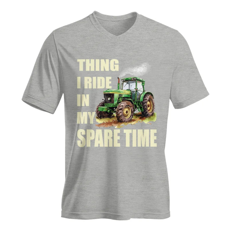 Things I Ride In My Spare Time 1 - Unisex Jersey Short Sleeve V-Neck Tee