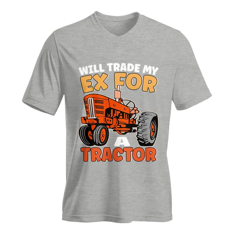 Will Trade My Ex For Tractor - Unisex Jersey Short Sleeve V-Neck Tee