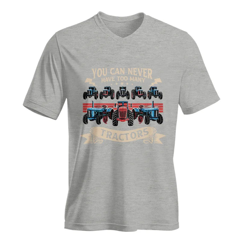 You Can Never Have Too Many Tractor - Unisex Jersey Short Sleeve V-Neck Tee