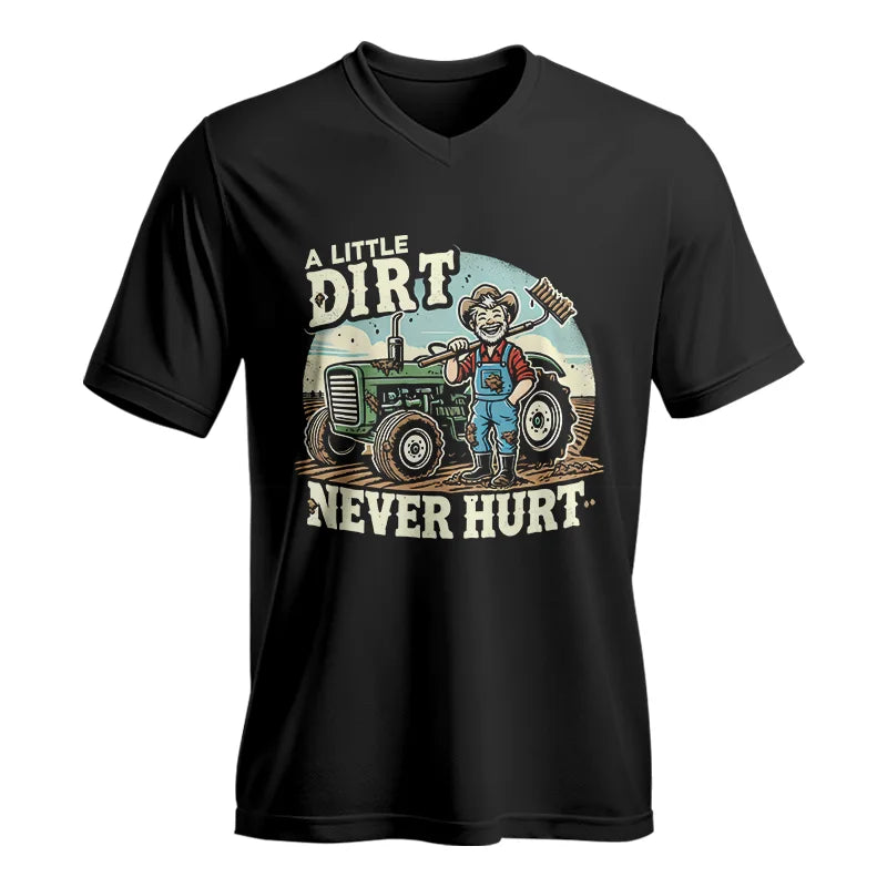 A Little Dirt Never Hurt 1 - Unisex Jersey Short Sleeve V-Neck Tee