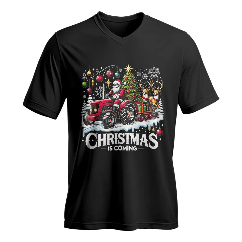 Christmas Is Coming 1 - Unisex Jersey Short Sleeve V-Neck Tee