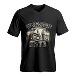 Farming Is A Profession Of Hope 2 - Unisex Jersey Short Sleeve V-Neck Tee