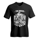 Get More Tractors 16 - Unisex Jersey Short Sleeve V-Neck Tee