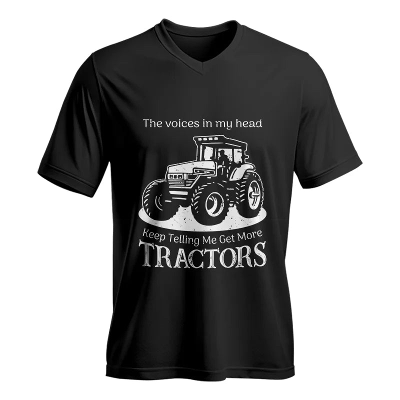 Get more tractors 17 - Unisex Jersey Short Sleeve V-Neck Tee