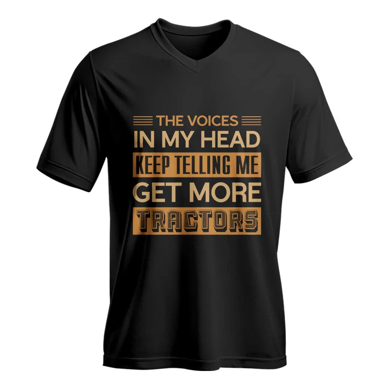 Image of Get more tractors 18 - Unisex Jersey Short Sleeve V-Neck Tee