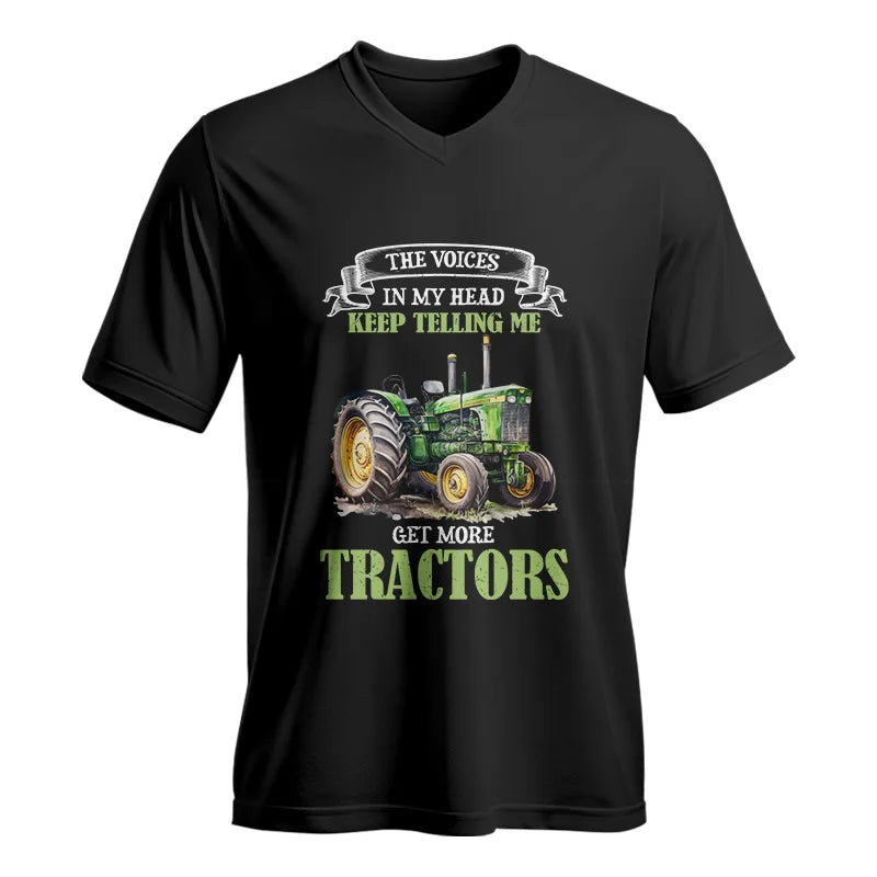 Image of Get more tractors 21 - Unisex Jersey Short Sleeve V-Neck Tee