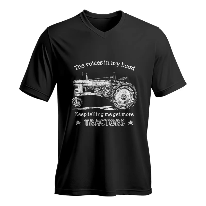 Get More Tractors 8 - Unisex Jersey Short Sleeve V-Neck Tee