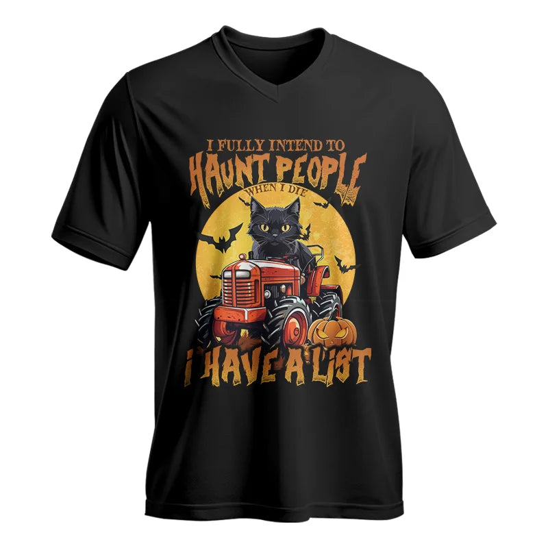 Halloween Farm - Unisex Jersey Short Sleeve V-Neck Tee