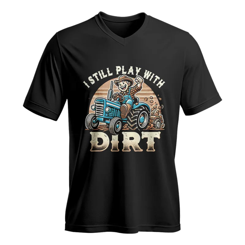 Image of I Still Play With Dirt 2 - Unisex Jersey Short Sleeve V-Neck Tee