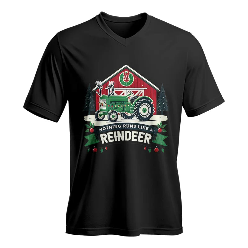 Image of Nothing Runs Like A Reindeer 2 - Unisex Jersey Short Sleeve V-Neck Tee