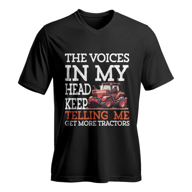 The Voice In My Head - Unisex Jersey Short Sleeve V-Neck Tee