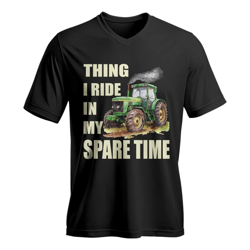 Image of Things I Ride In My Spare Time 1 - Unisex Jersey Short Sleeve V-Neck Tee