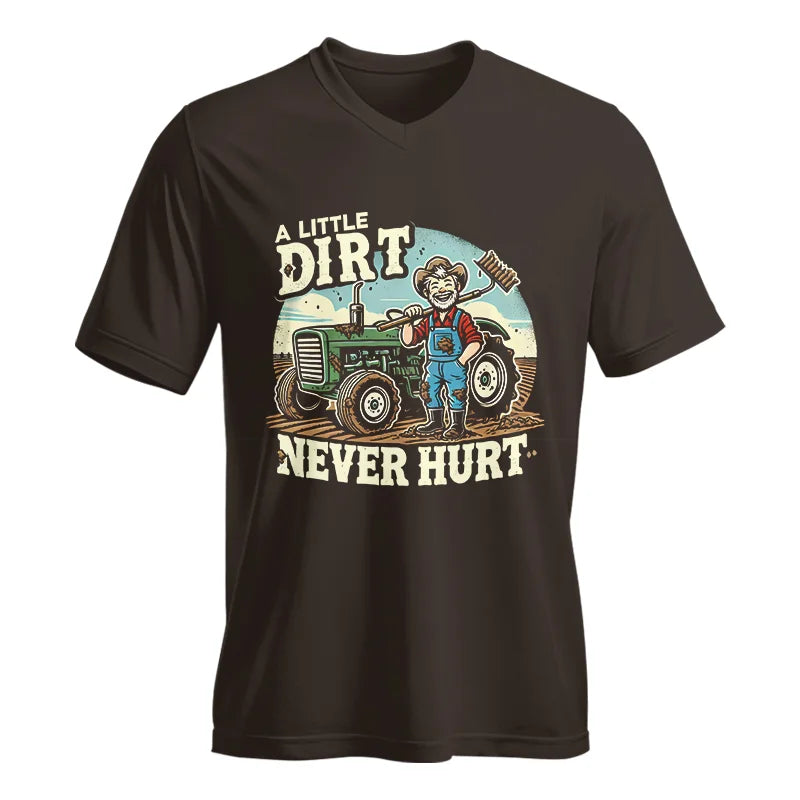 A Little Dirt Never Hurt 1 - Unisex Jersey Short Sleeve V-Neck Tee