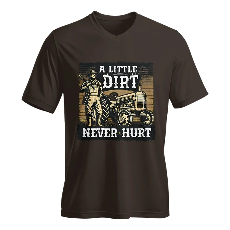 A Little Dirt Never Hurt 2 - Unisex Jersey Short Sleeve V-Neck Tee