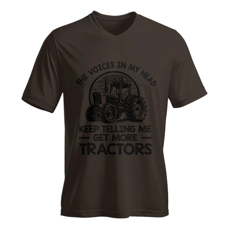 Get More Tractor 2 - Unisex Jersey Short Sleeve V-Neck Tee