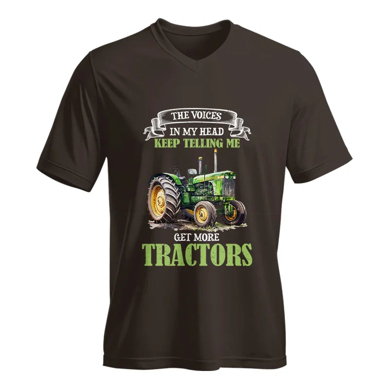 Image of Get more tractors 21 - Unisex Jersey Short Sleeve V-Neck Tee