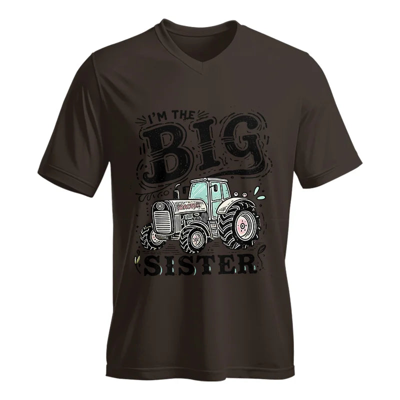 I'm The Big Sister - Unisex Jersey Short Sleeve V-Neck Tee