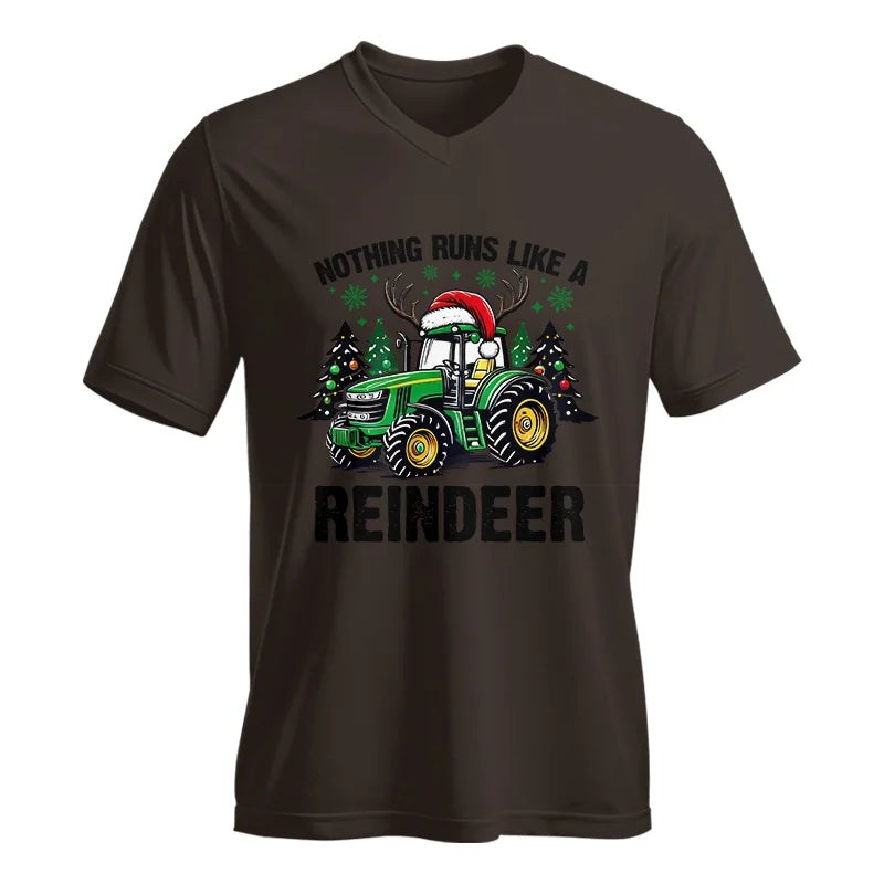 Image of Nothing Runs Like A Reindeer 3 - Unisex Jersey Short Sleeve V-Neck Tee