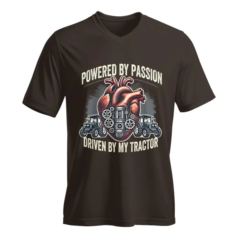 Image of Powered By Passion 2 - Unisex Jersey Short Sleeve V-Neck Tee