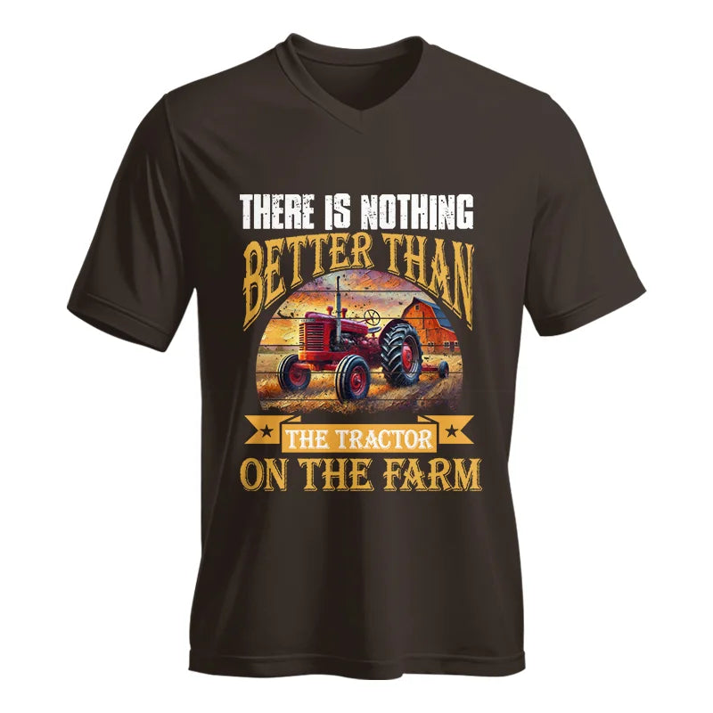 There Is Nothing Better Than Tractor On The Farm 2 - Unisex Jersey Short Sleeve V-Neck Tee