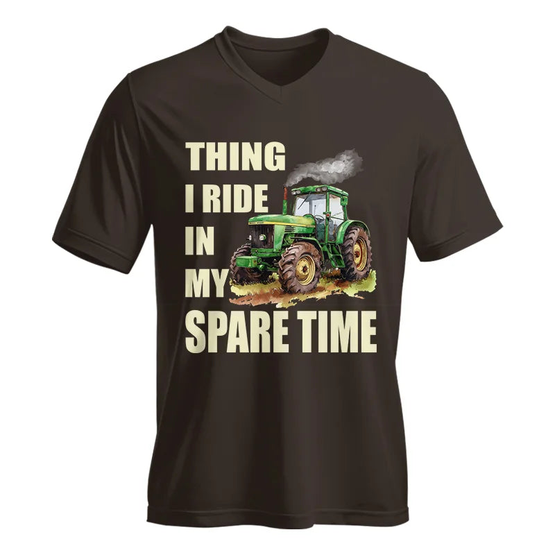 Image of Things I Ride In My Spare Time 1 - Unisex Jersey Short Sleeve V-Neck Tee