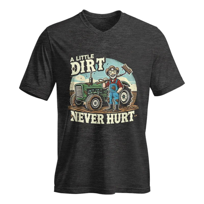 Image of A Little Dirt Never Hurt 1 - Unisex Jersey Short Sleeve V-Neck Tee