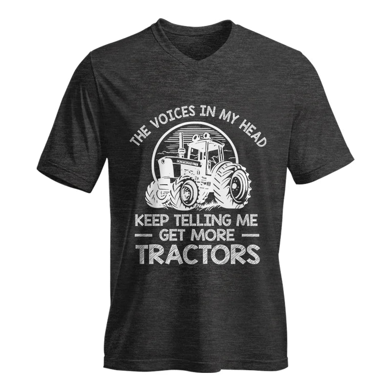 Get More Tractor 1 - Unisex Jersey Short Sleeve V-Neck Tee