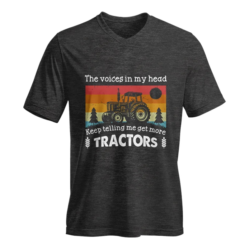 Image of Get More Tractors 13 - Unisex Jersey Short Sleeve V-Neck Tee