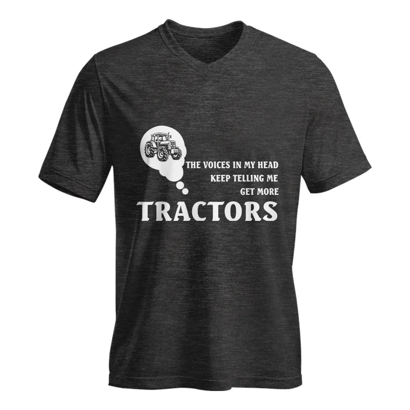 Image of Get More Tractors 5 - Unisex Jersey Short Sleeve V-Neck Tee