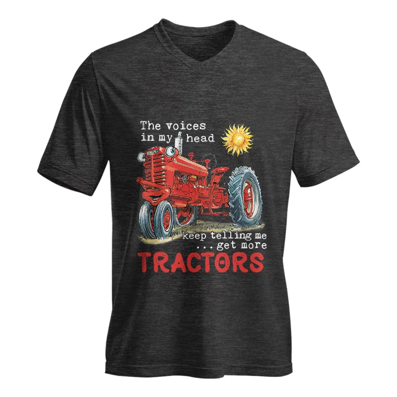 Image of Get More Tractors 6 - Unisex Jersey Short Sleeve V-Neck Tee